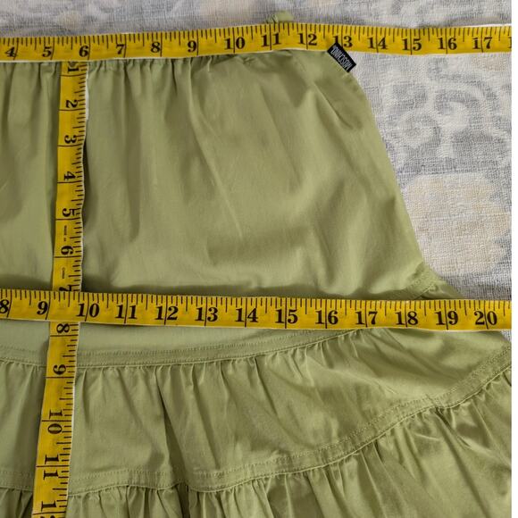 Moschino Jeans Vintage Cotton Blend Peasant Skirt - Moschino Donna Made In Italy - Picture 11 of 12